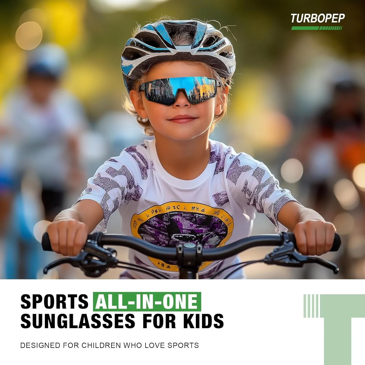 3 Pack Kids Polarized Sunglasses - Youth Baseball Sunglasses for Boys Girls Age 3-12 Sports UV Protection Goggles