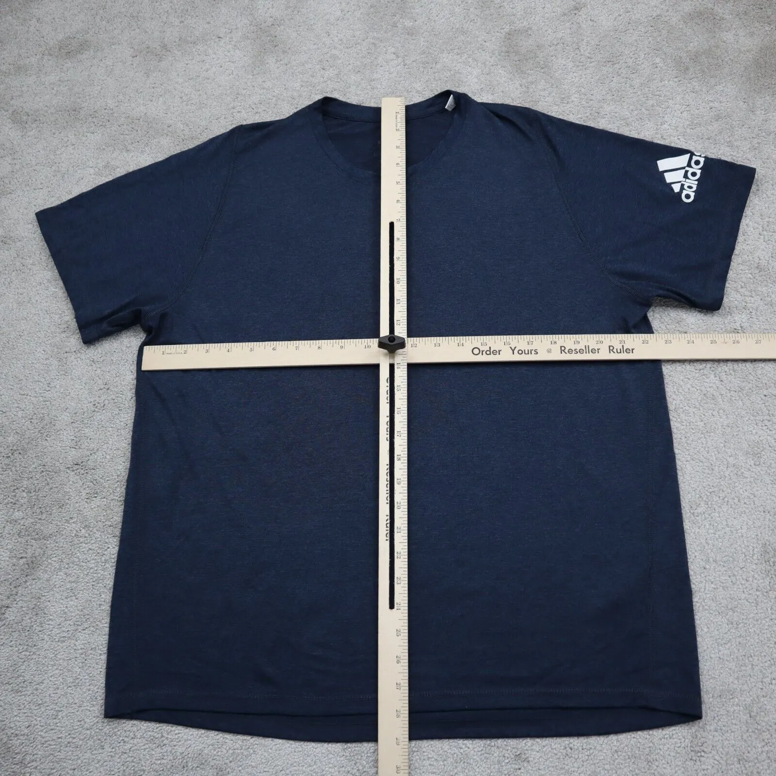 Adidas Men T Shirt Short Sleeves Crew Neck Freelift Climalite Slate Blue Size XL