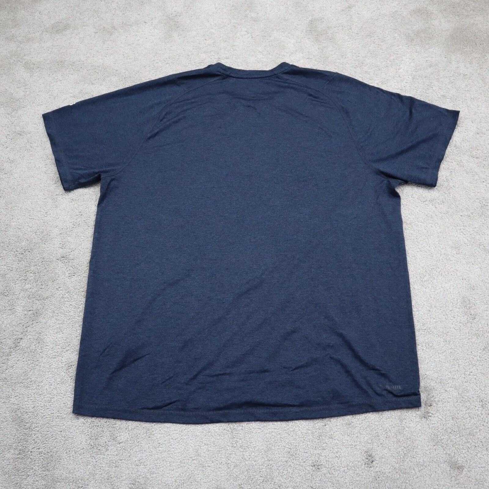 Adidas Men T Shirt Short Sleeves Crew Neck Freelift Climalite Slate Blue Size XL