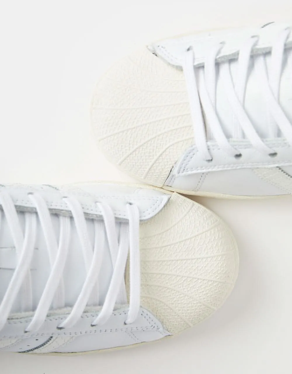 adidas Superstar ADV Skate Shoes - White/White/Gold Metallic
