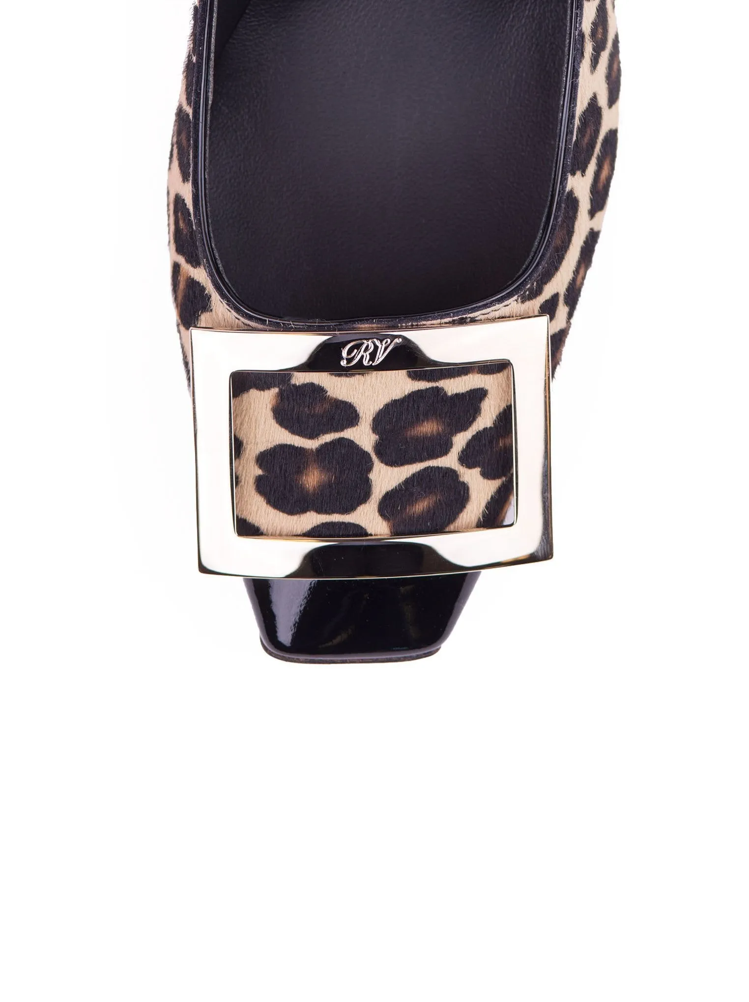 Belle Vivier Trompette Cut Pump - Leopard Print