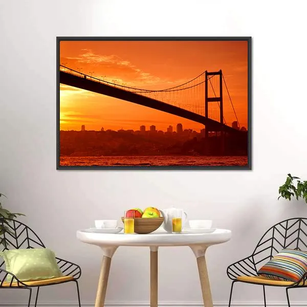 Bosphorus Bridge Canvas Wall Art
