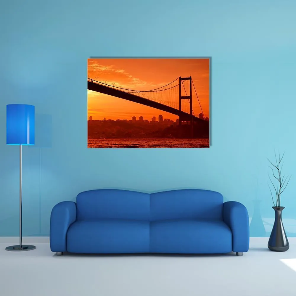 Bosphorus Bridge Canvas Wall Art