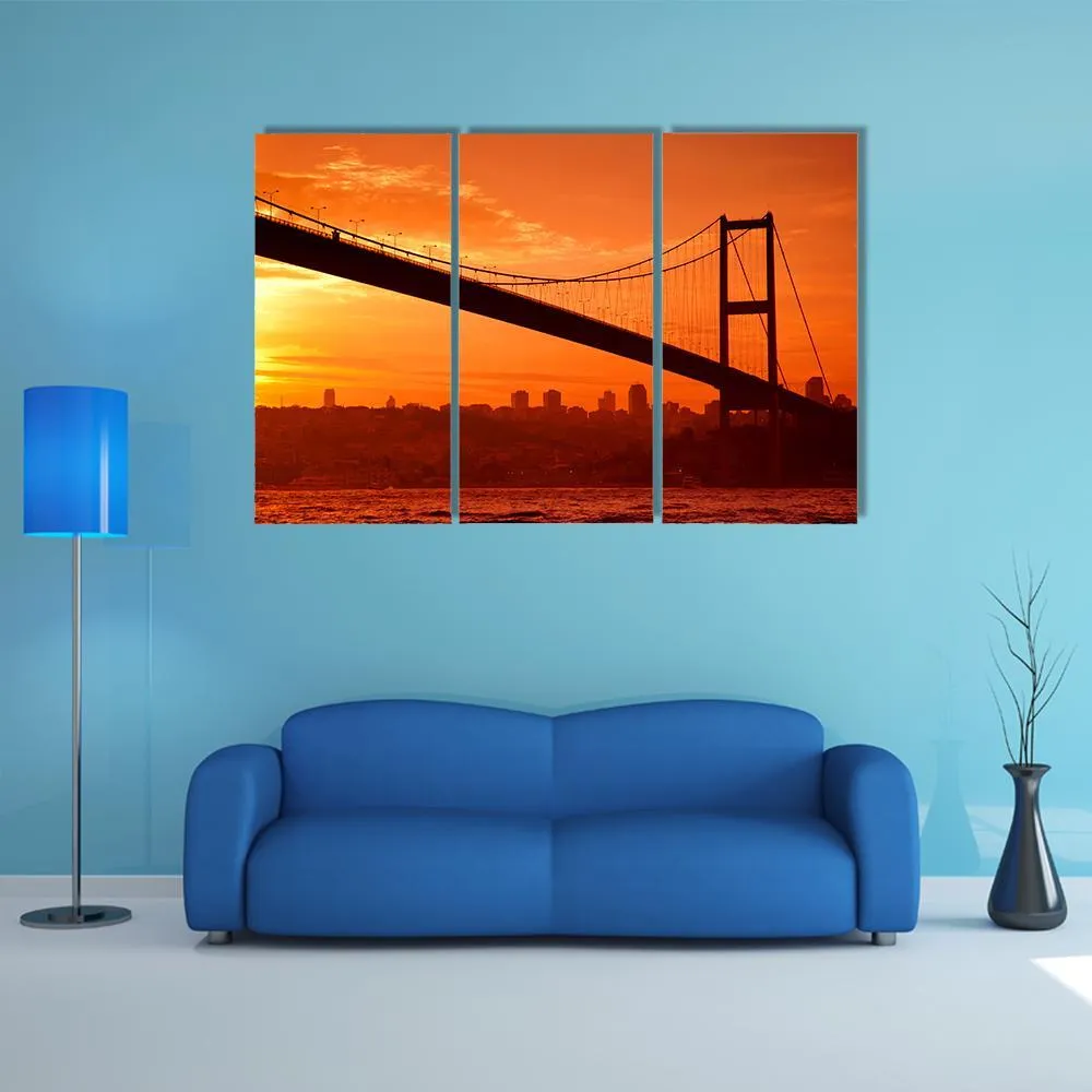 Bosphorus Bridge Canvas Wall Art