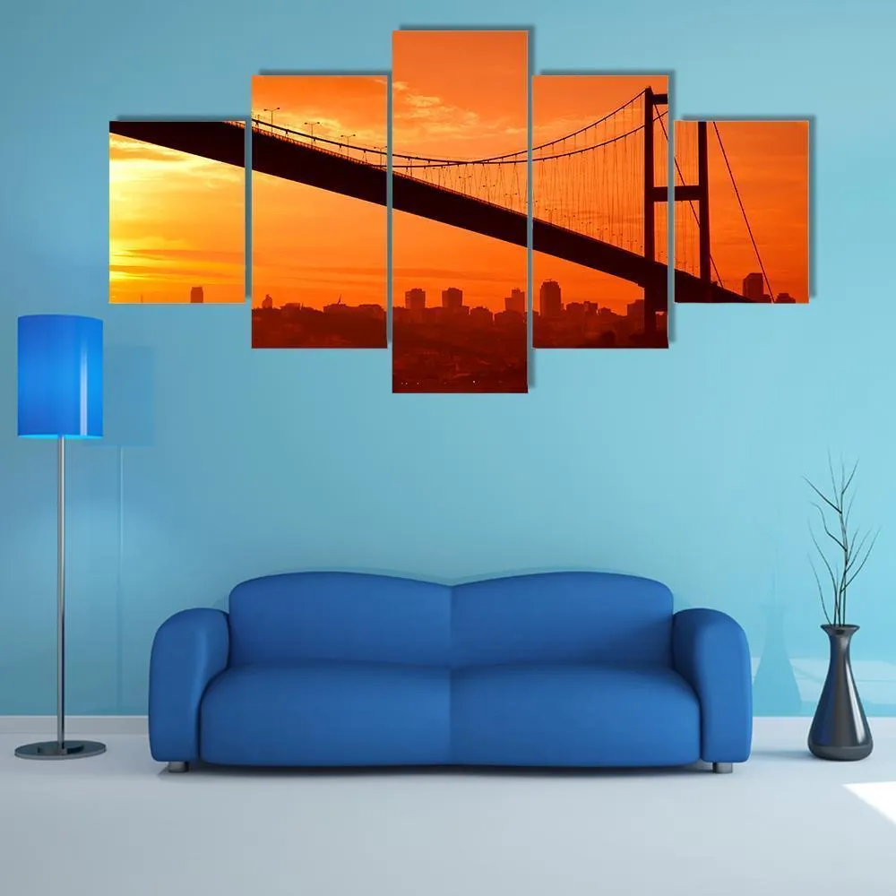 Bosphorus Bridge Canvas Wall Art
