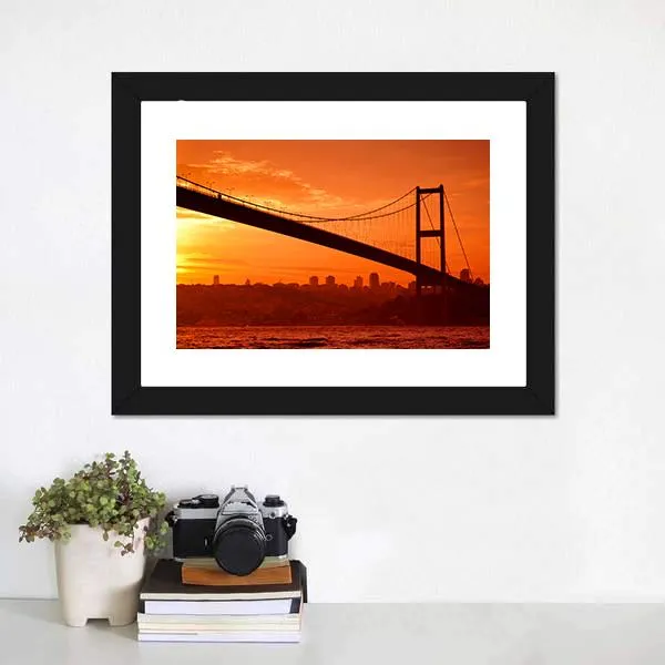 Bosphorus Bridge Canvas Wall Art