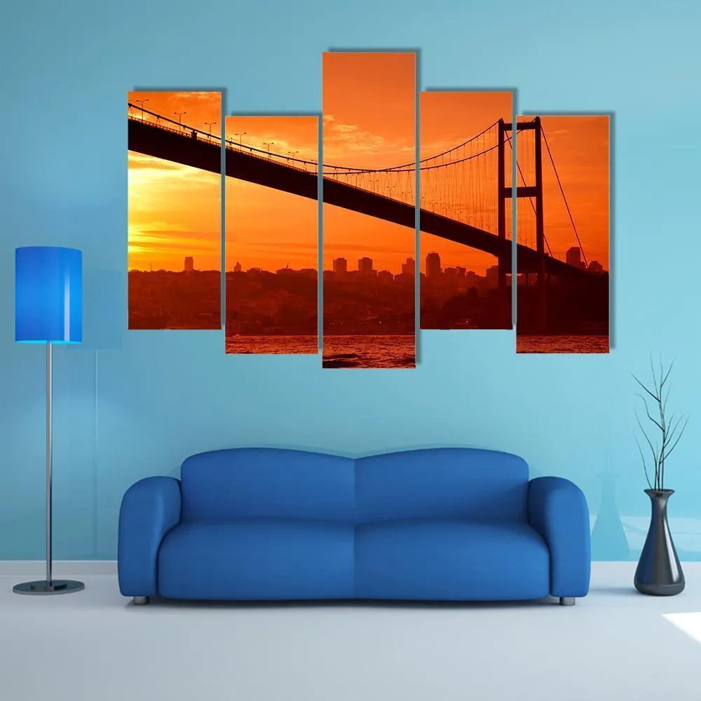 Bosphorus Bridge Canvas Wall Art