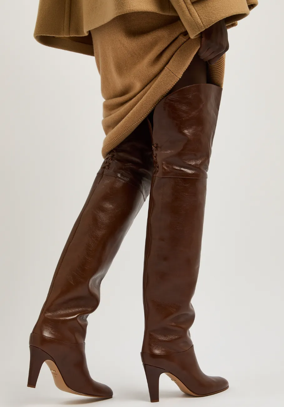 CHLOE OVER THE KNEE SOOTY BROWN