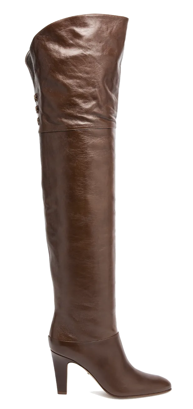 CHLOE OVER THE KNEE SOOTY BROWN