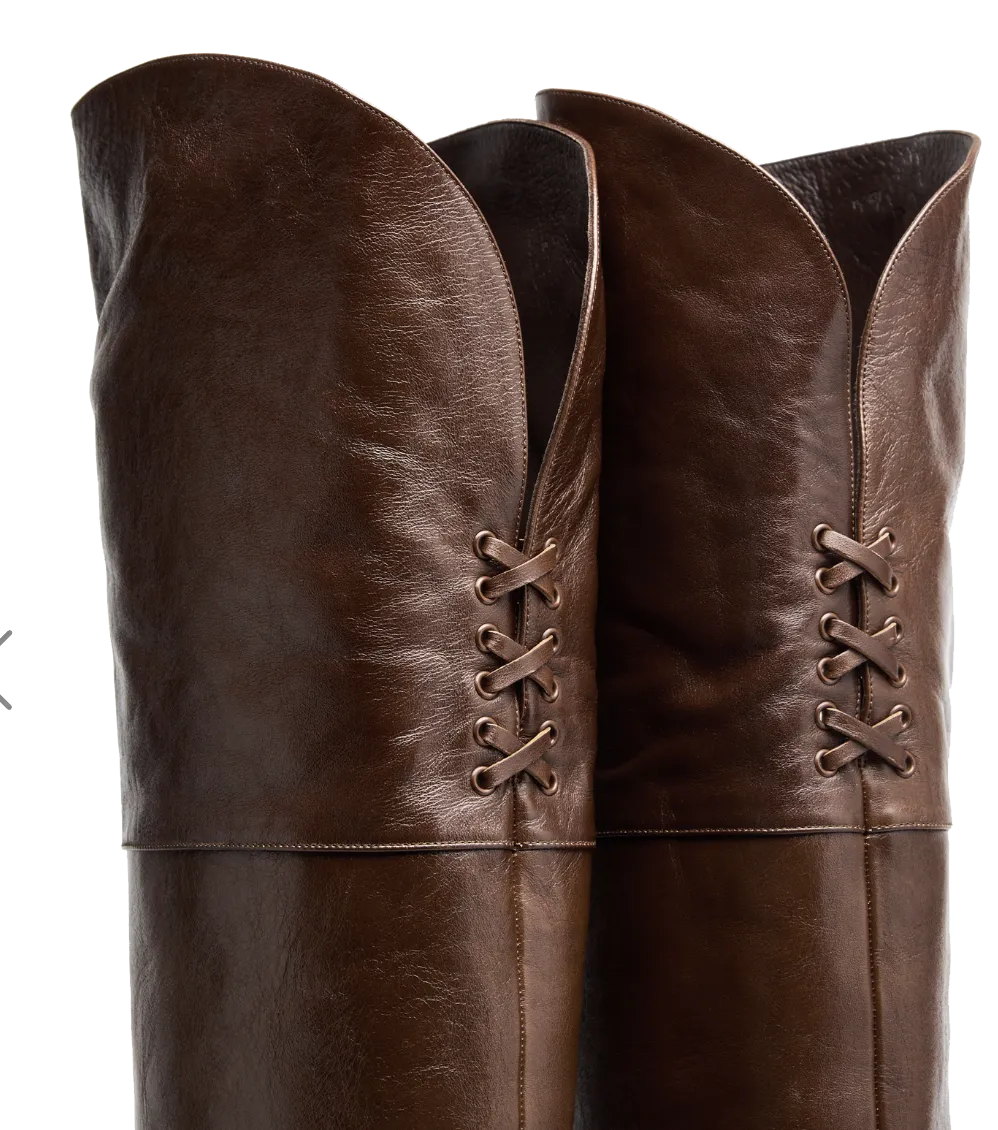CHLOE OVER THE KNEE SOOTY BROWN