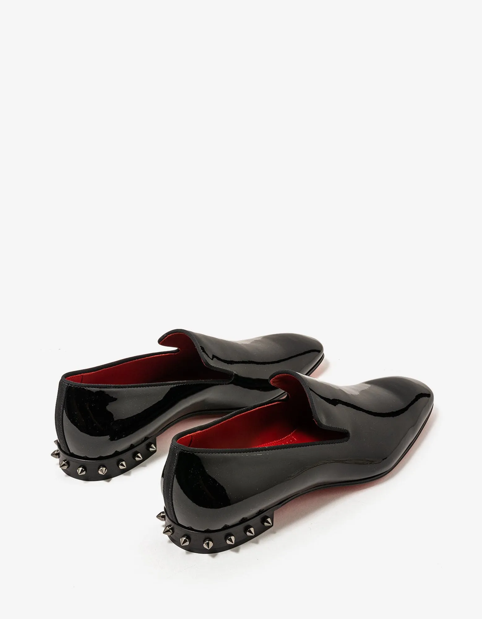 Christian Louboutin Marquees Black Patent Shoes -