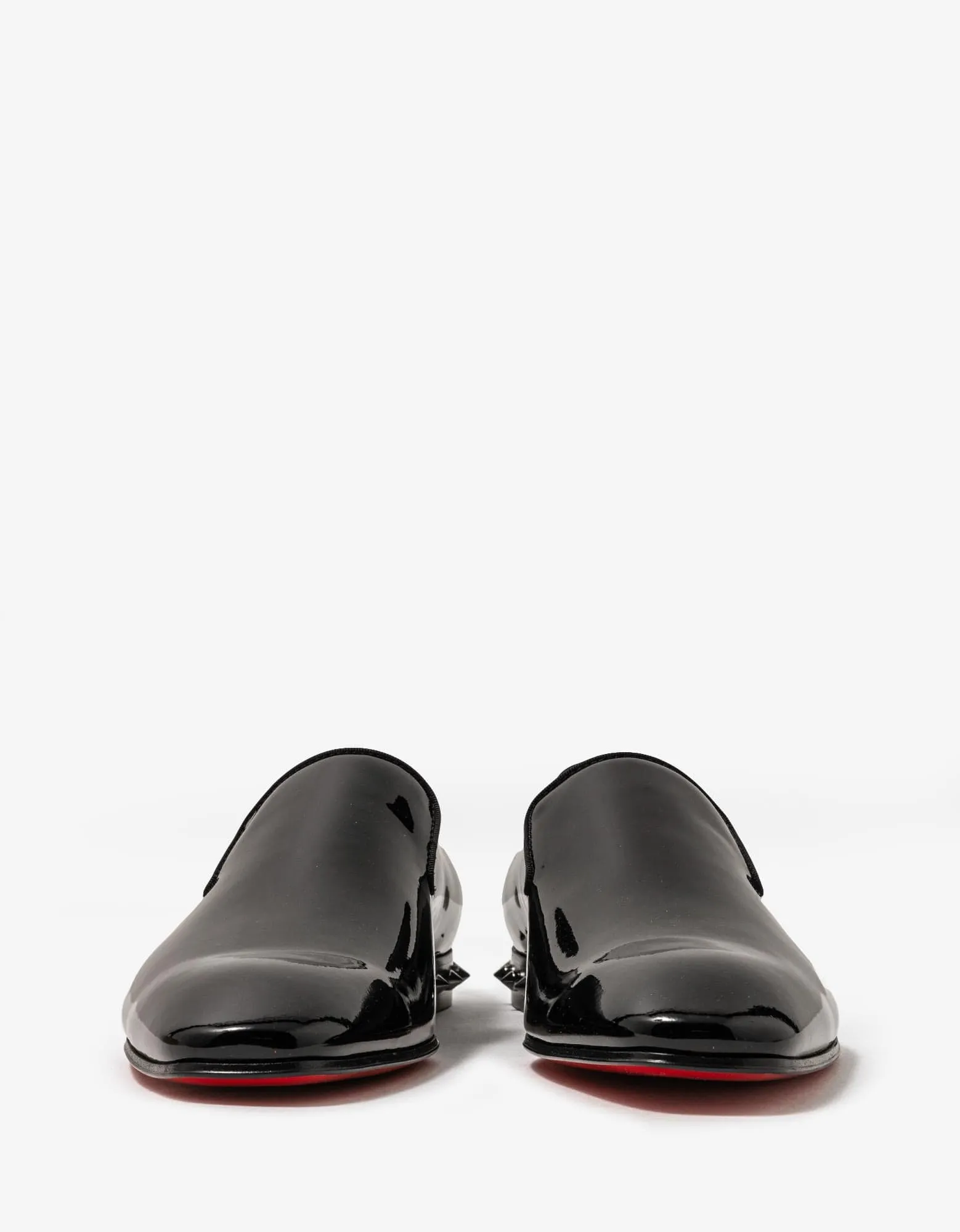 Christian Louboutin Marquees Black Patent Shoes -