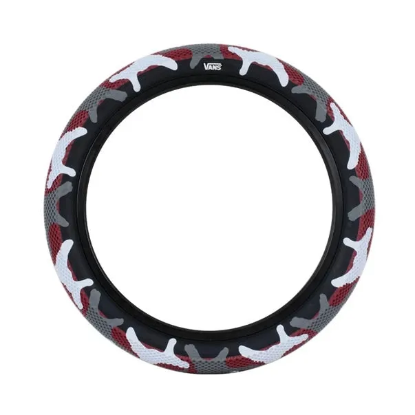Cult BMX X Vans Juvenile Tire 14" - Red Camo