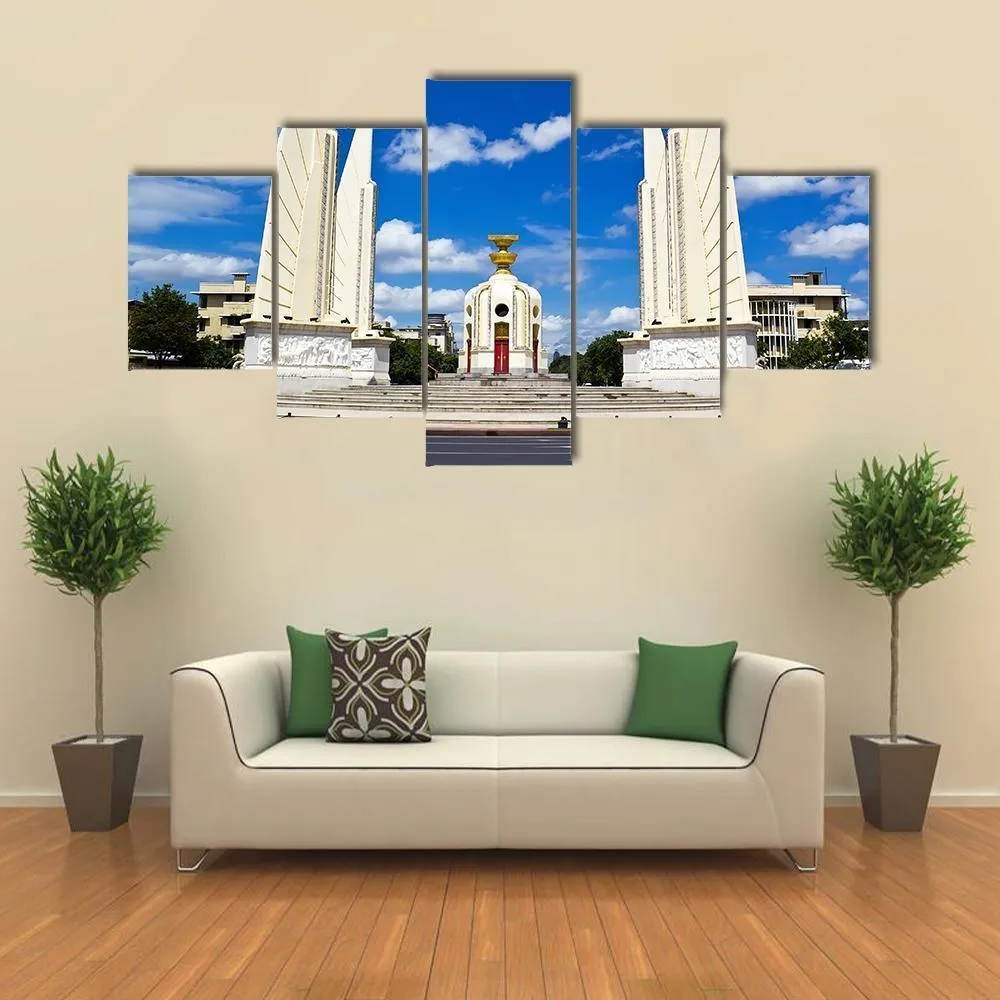 Democracy Monument Canvas Wall Art