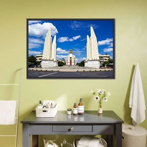 Democracy Monument Canvas Wall Art