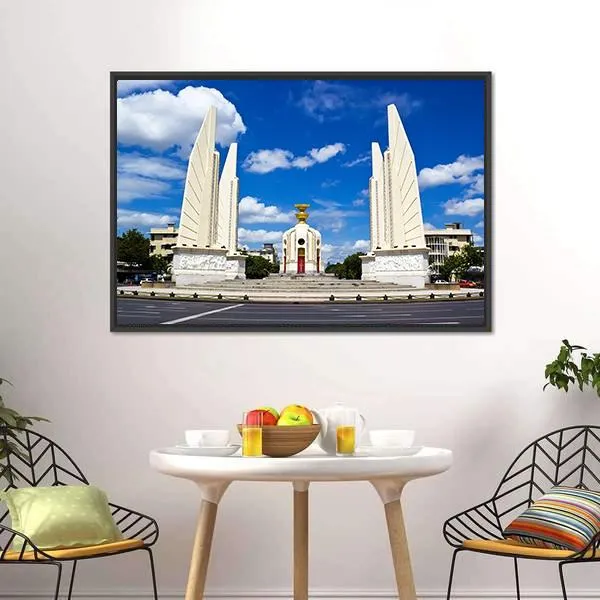 Democracy Monument Canvas Wall Art