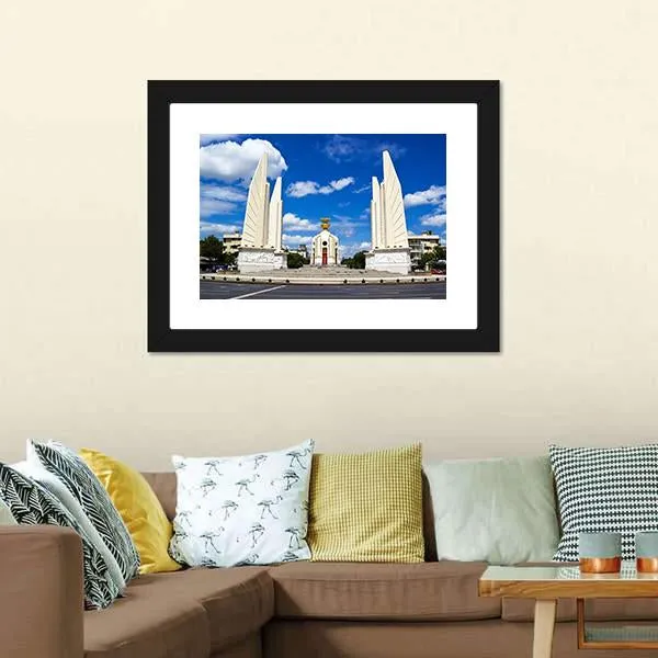 Democracy Monument Canvas Wall Art