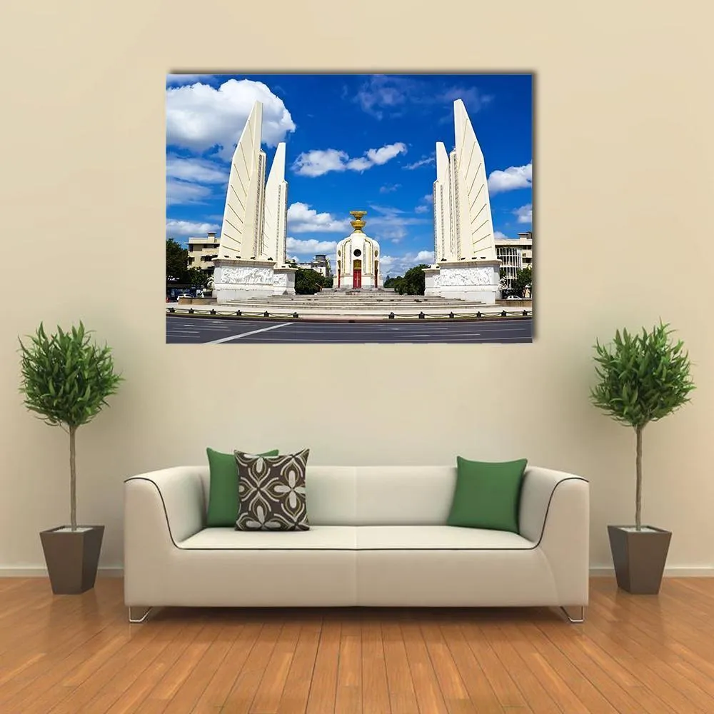 Democracy Monument Canvas Wall Art