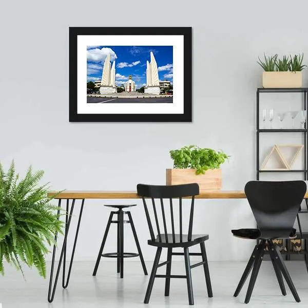 Democracy Monument Canvas Wall Art
