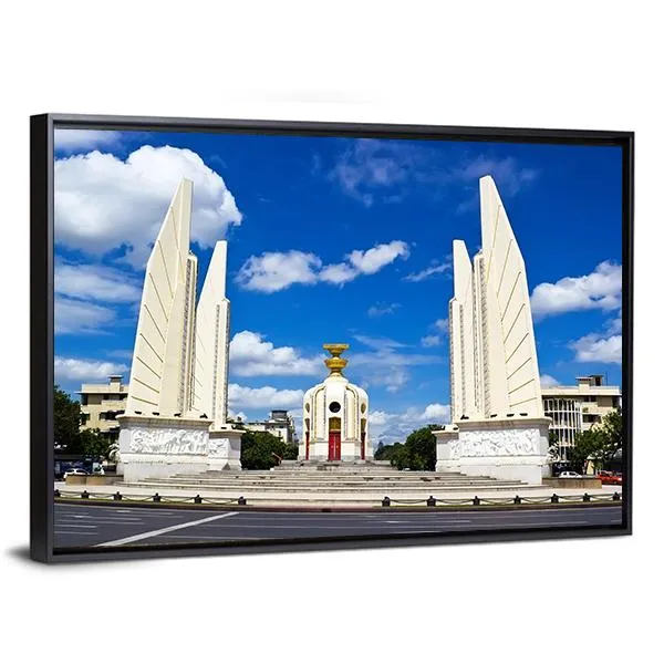 Democracy Monument Canvas Wall Art