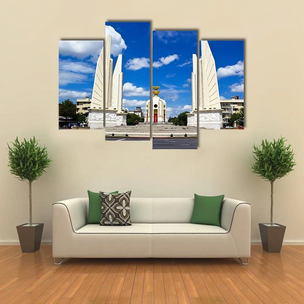 Democracy Monument Canvas Wall Art