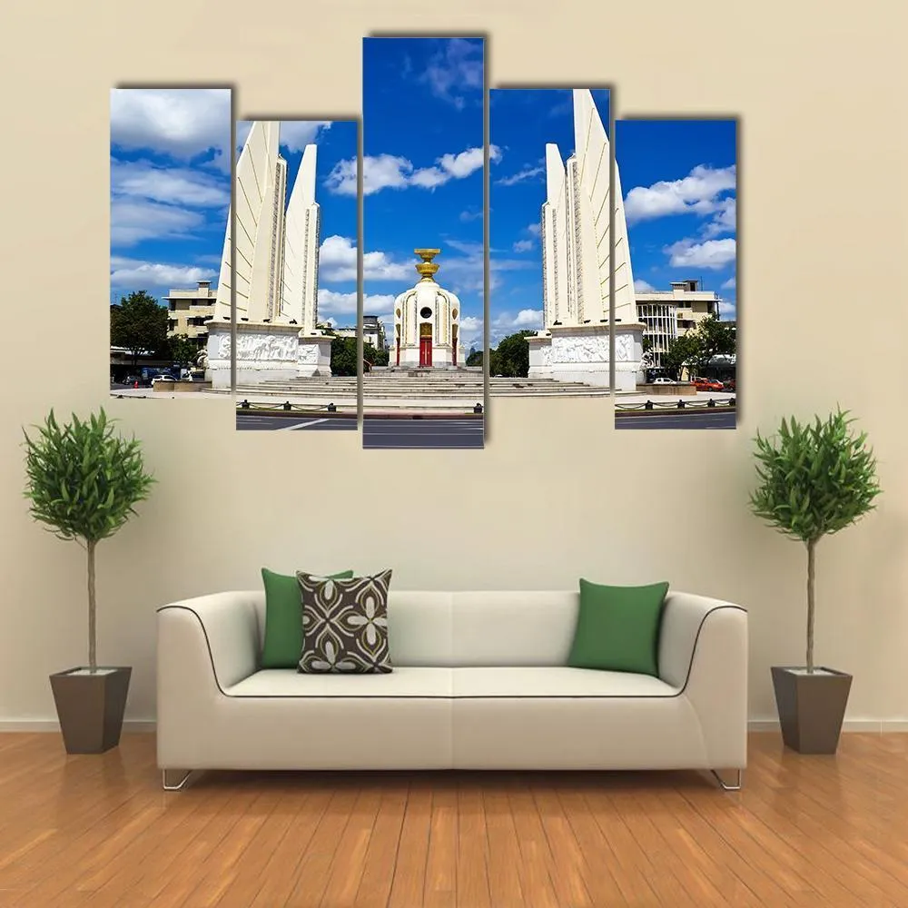 Democracy Monument Canvas Wall Art