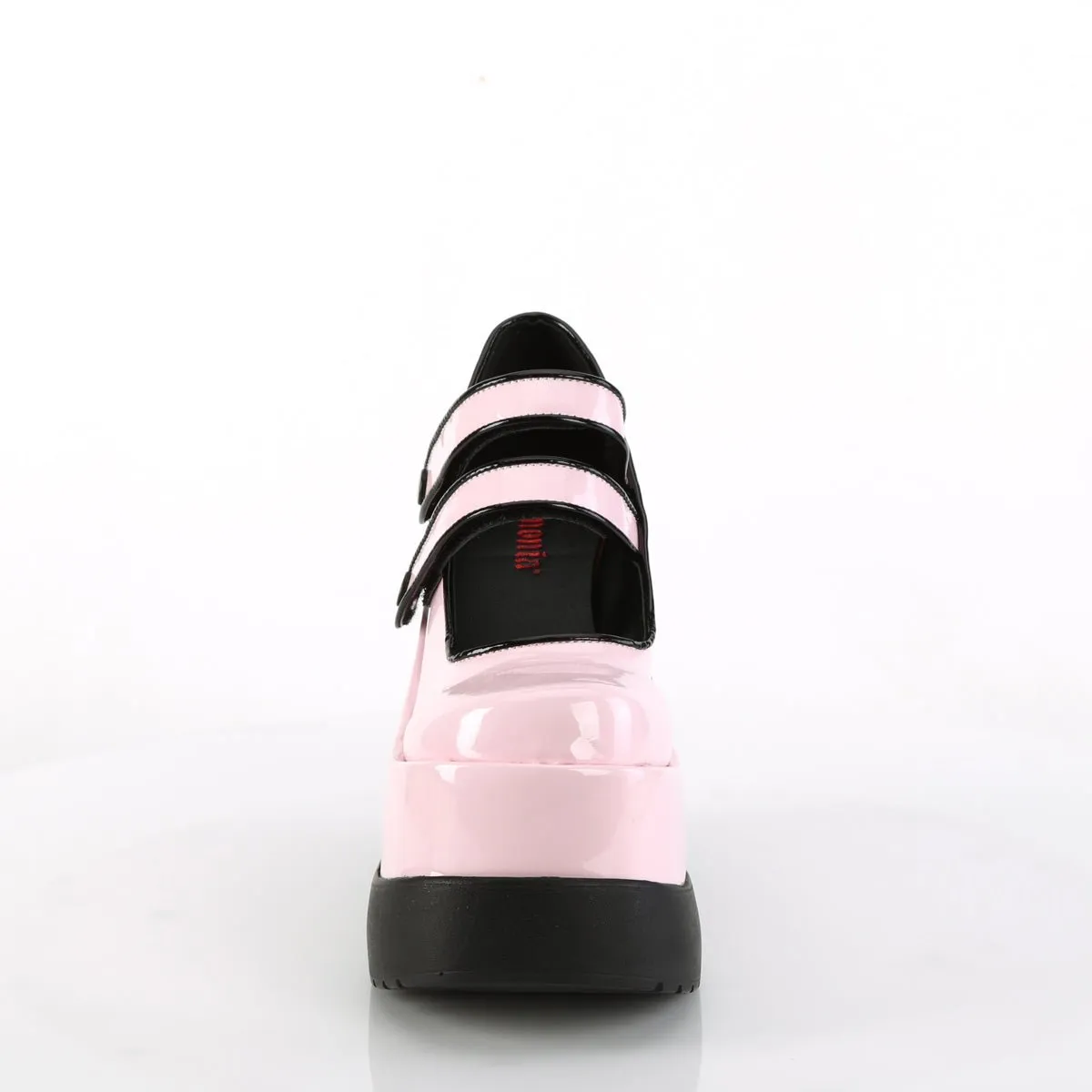 Demonia VOID-37 | Baby Pink Patent Leather Mary Janes