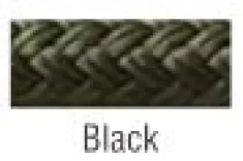 DOUBLE BRAID NYLON DOCK LINE-Black