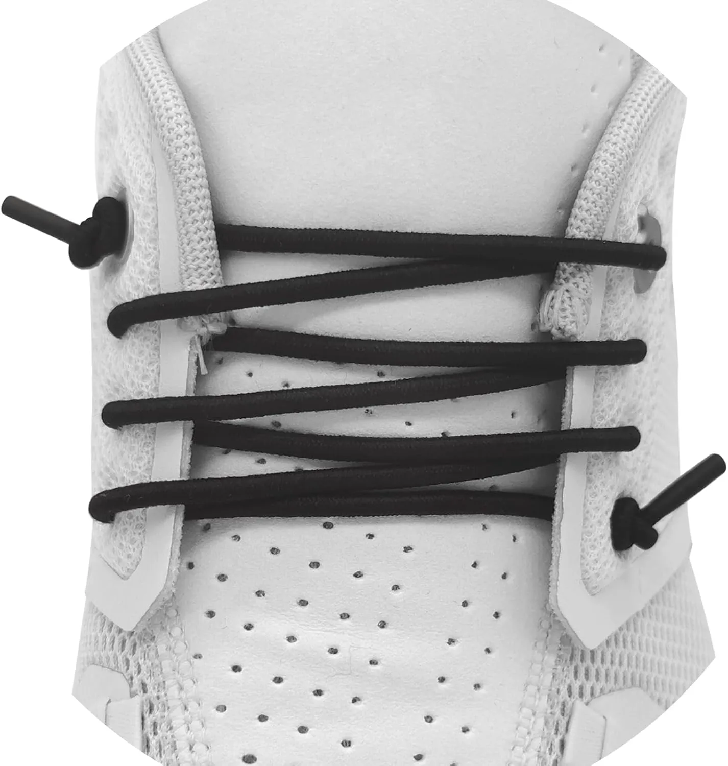 Elastic Shoelaces for On Cloud Sneakers, 1/10" (2.5mm) Stretchy Round Bungee Strings Replacement Speed Laces