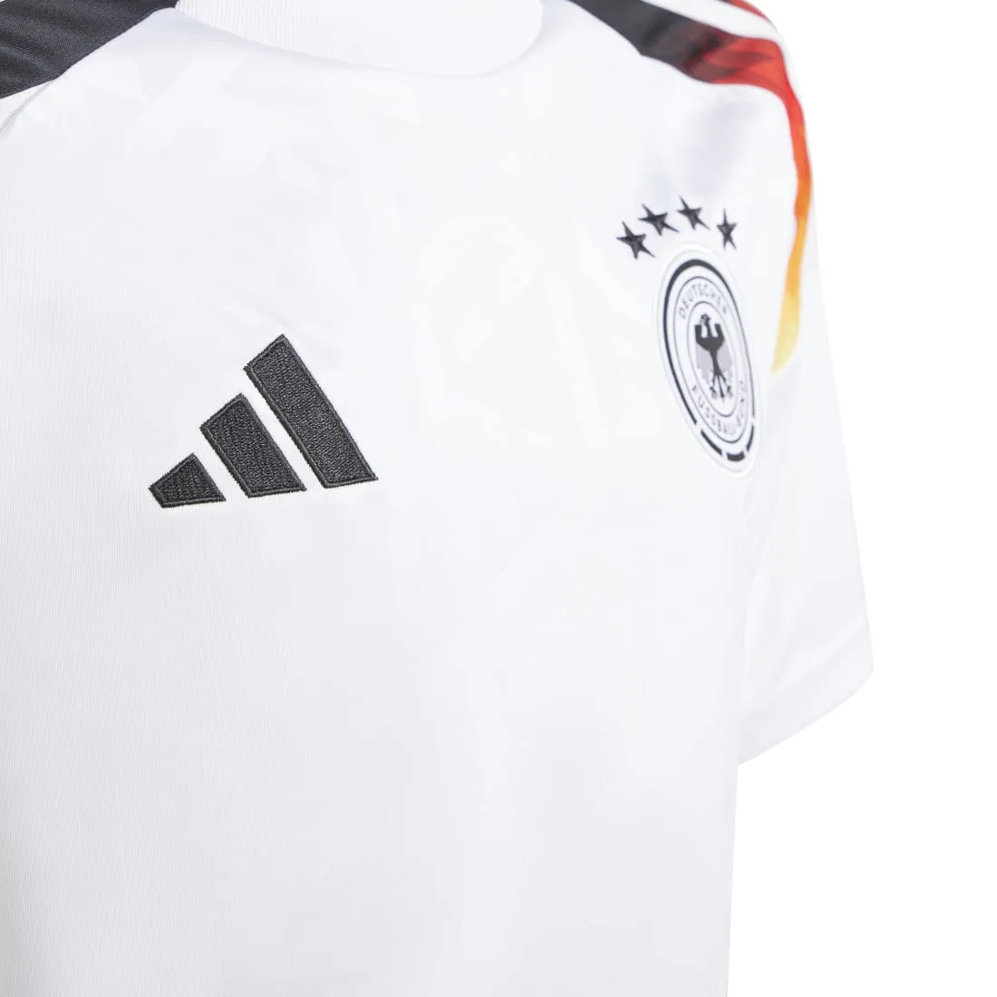 Germany 2024 Adidas Home Junior Jersey White