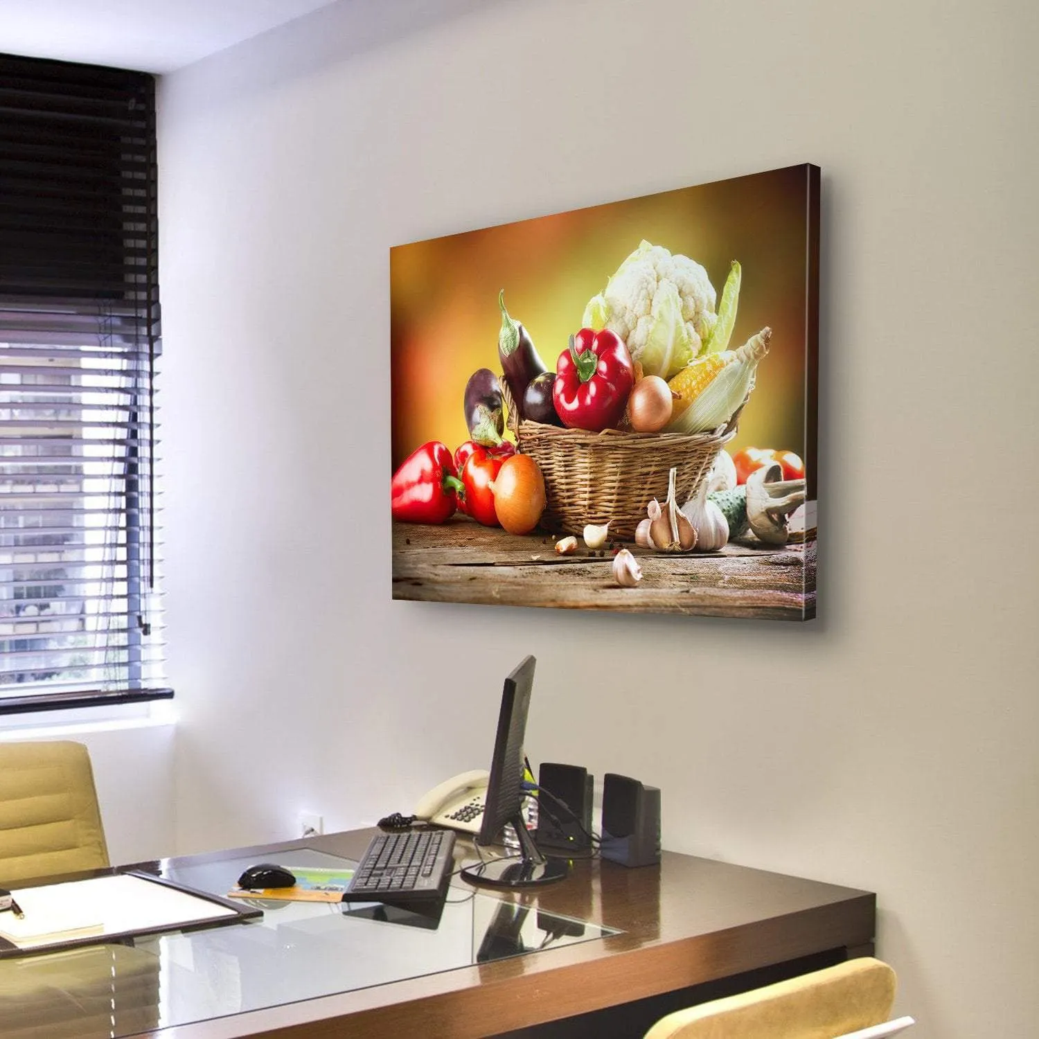 Healthy Organic Vegetables Canvas Wall Art