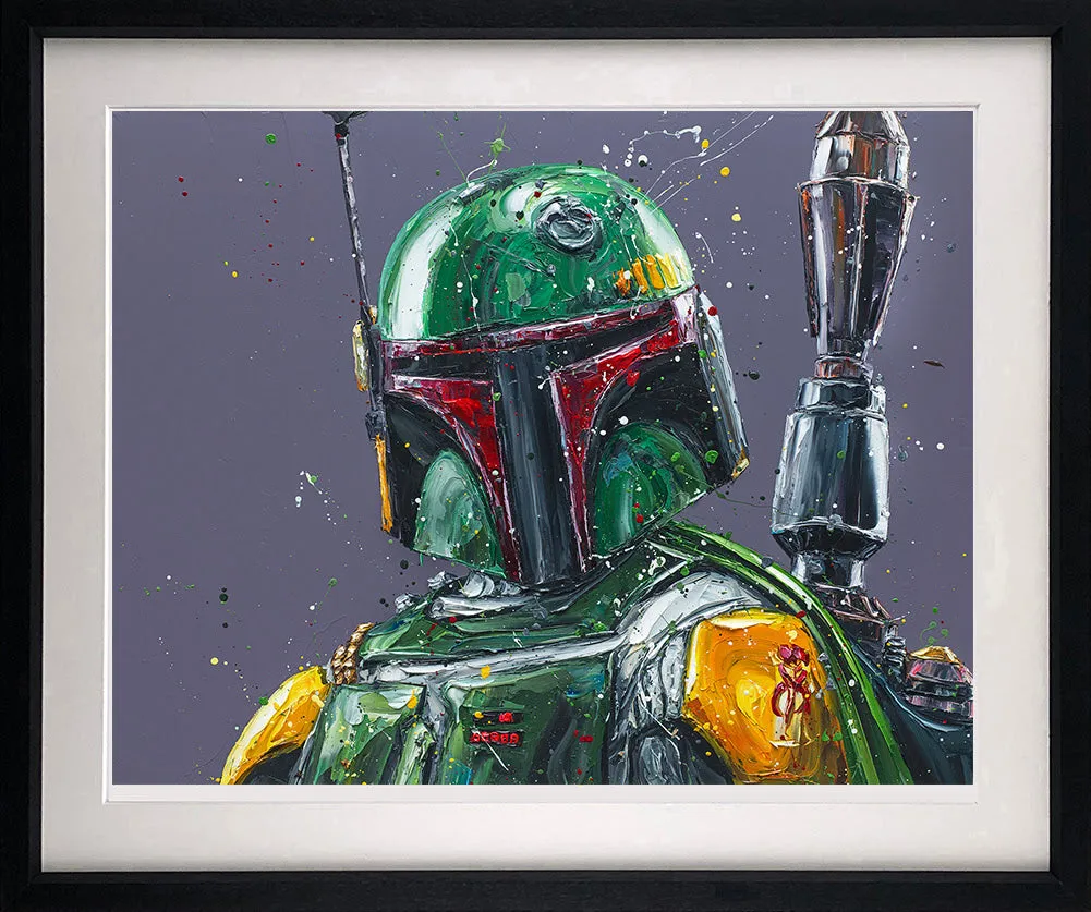 He's No Good To Me Dead Boba Fett Paper Print by Paul Oz