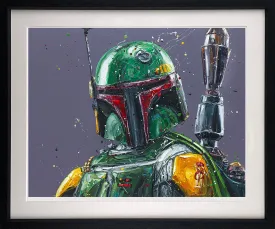 He's No Good To Me Dead Boba Fett Paper Print by Paul Oz