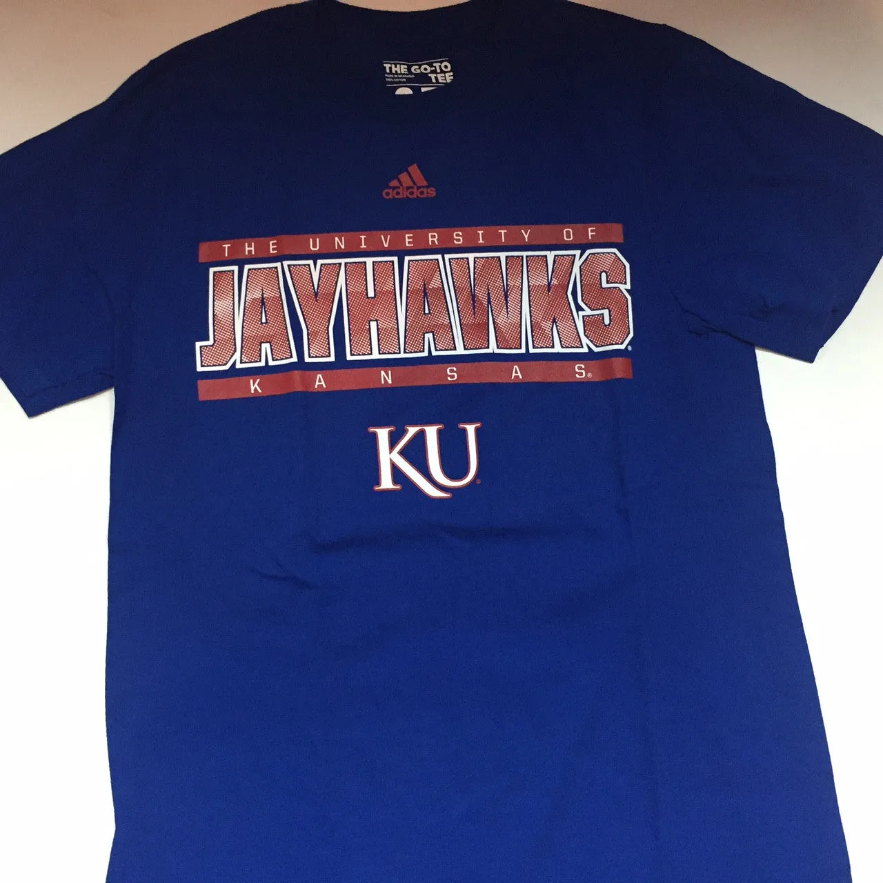 Kansas Jayhawks Adidas Go-To Adult Shirt