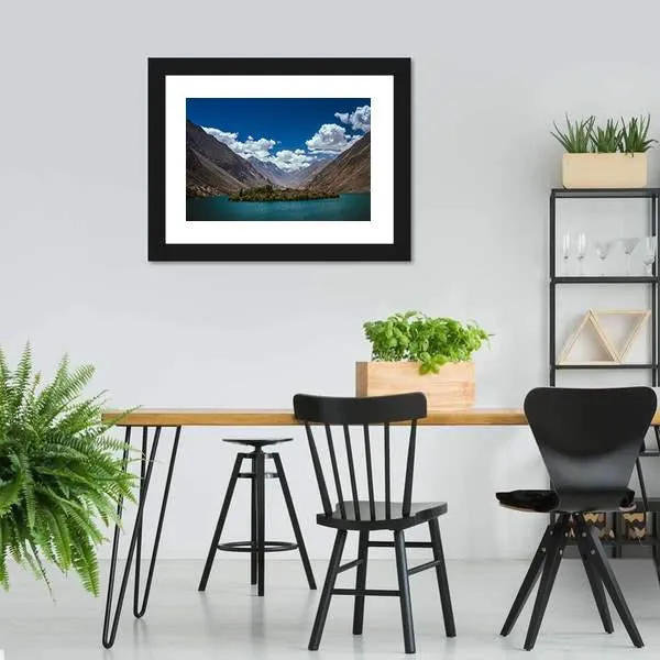Lake In Karakoram  Pakistan Canvas Wall Art