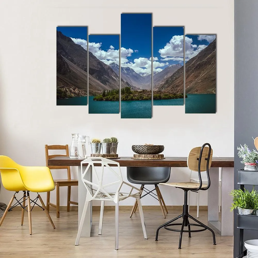 Lake In Karakoram  Pakistan Canvas Wall Art