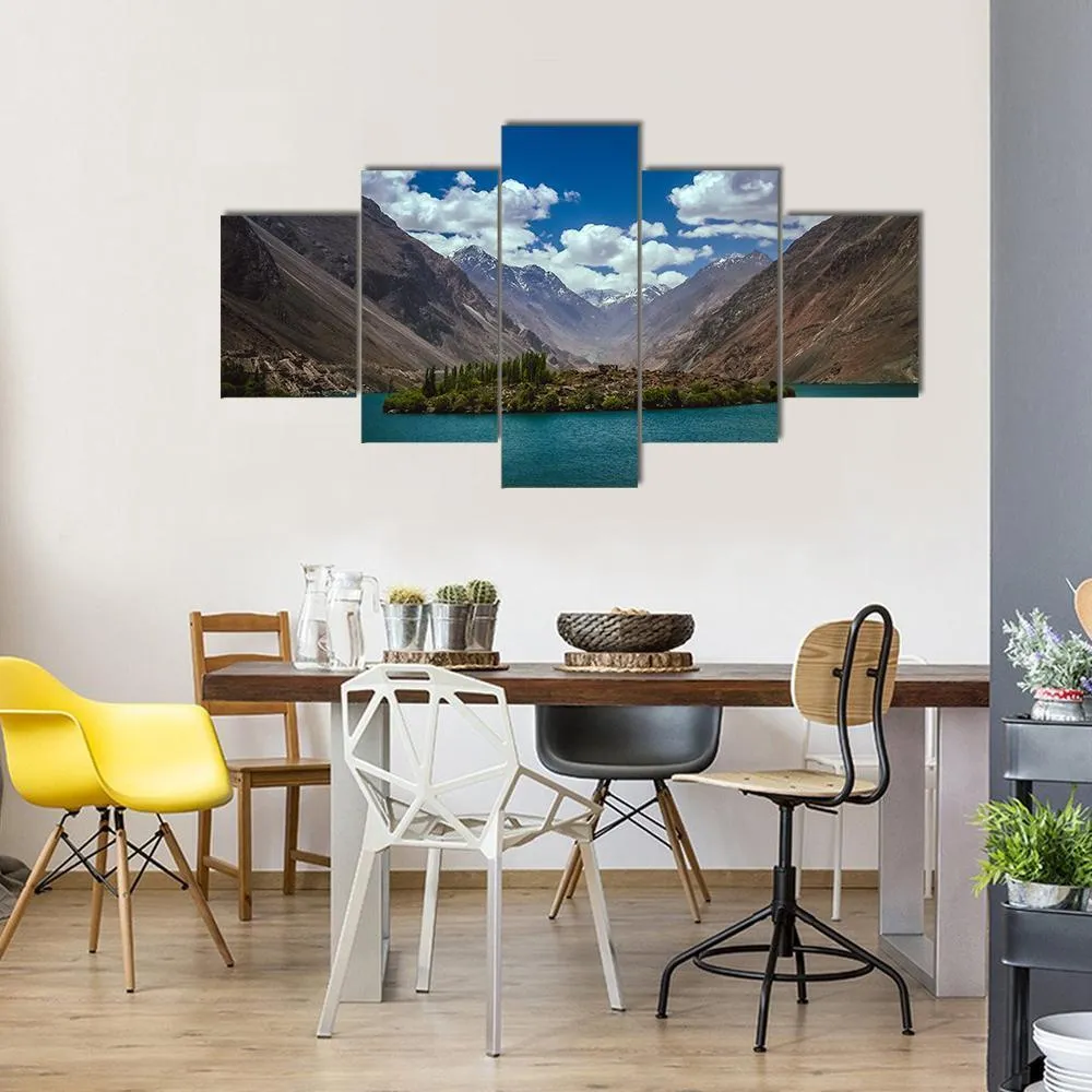 Lake In Karakoram  Pakistan Canvas Wall Art