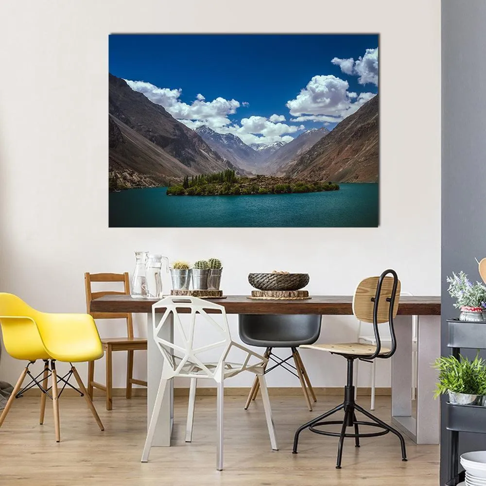 Lake In Karakoram  Pakistan Canvas Wall Art