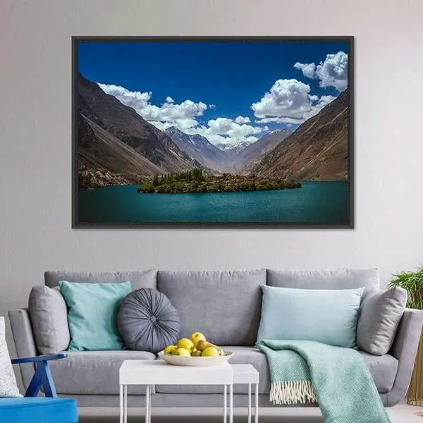 Lake In Karakoram  Pakistan Canvas Wall Art