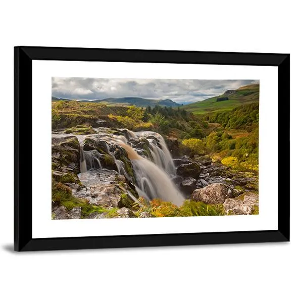 Loup Of Fintry Waterfall Canvas Wall Art