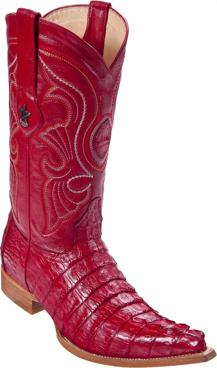 Men's caiman tail 3X toe boot