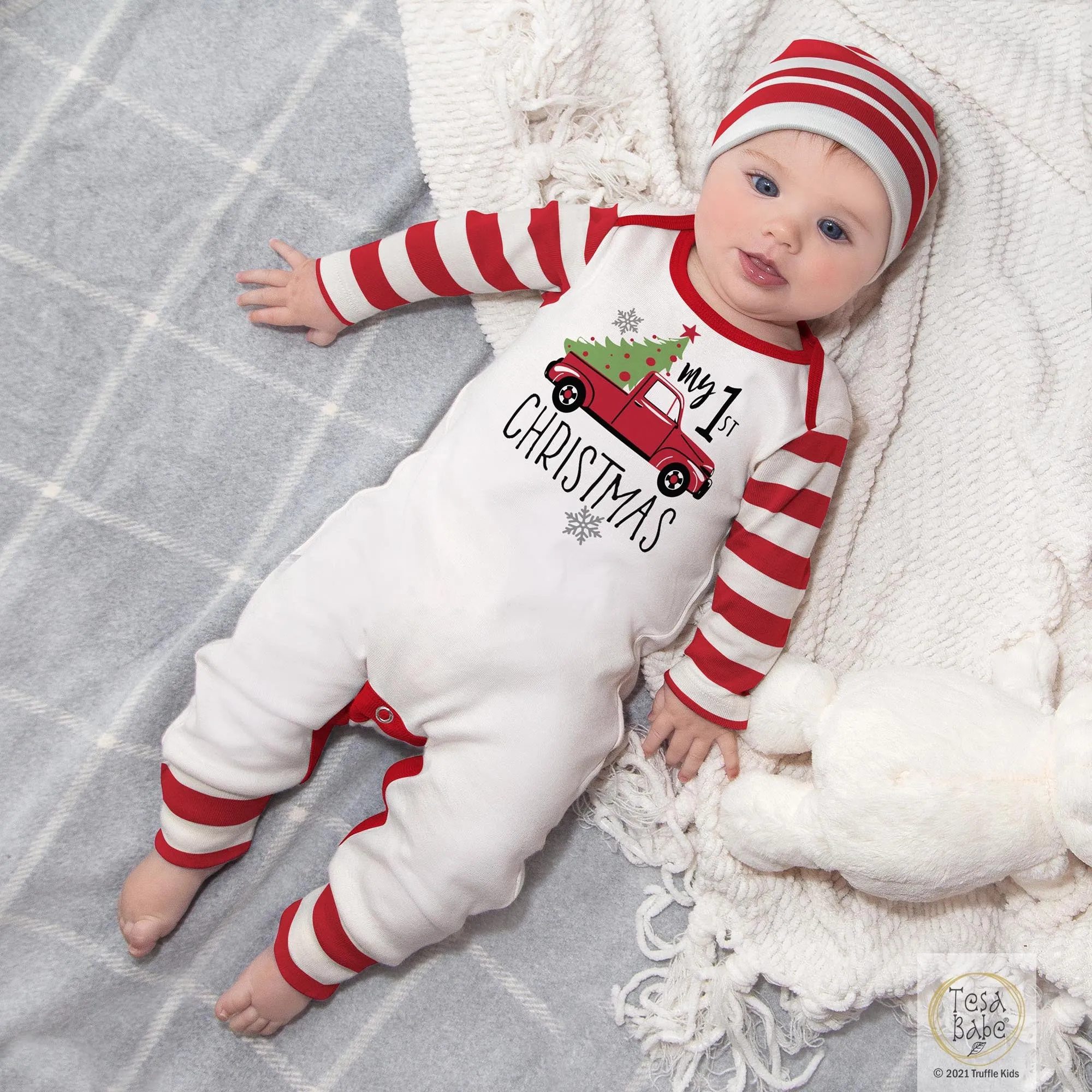 My 1st Christmas Newborn Romper