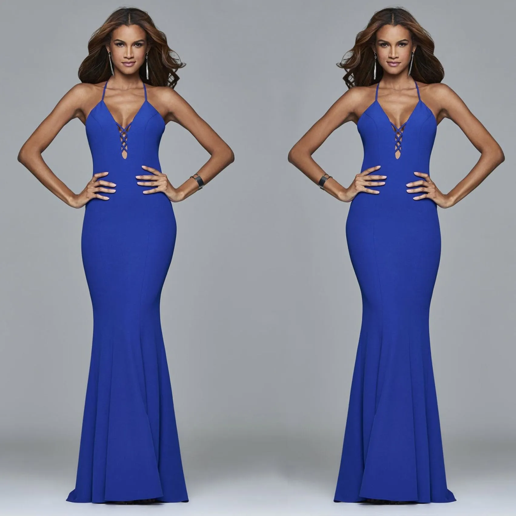 New Sexy V-Neck Sling Maxi Dress