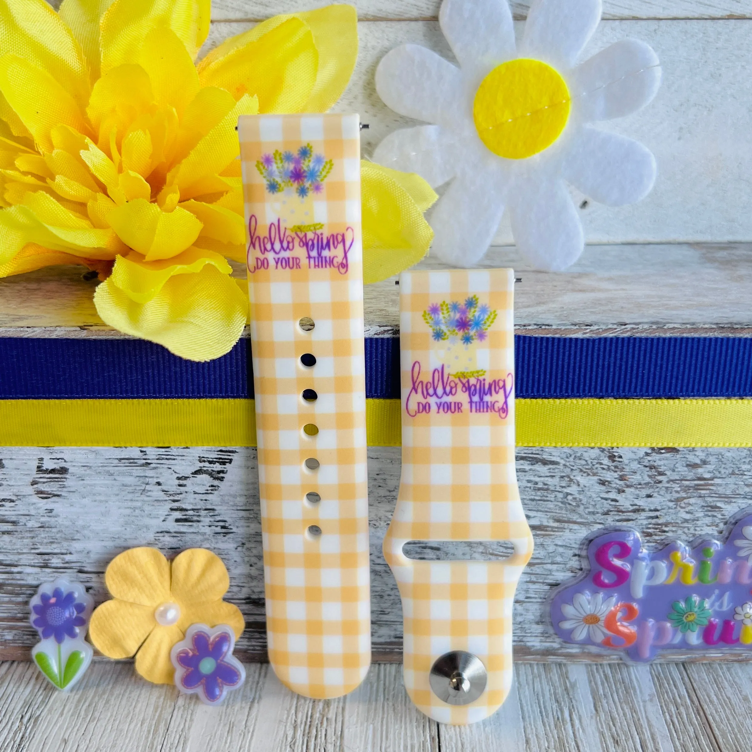 Spring Do Your Thing Print Silicone Band For Samsung Watch