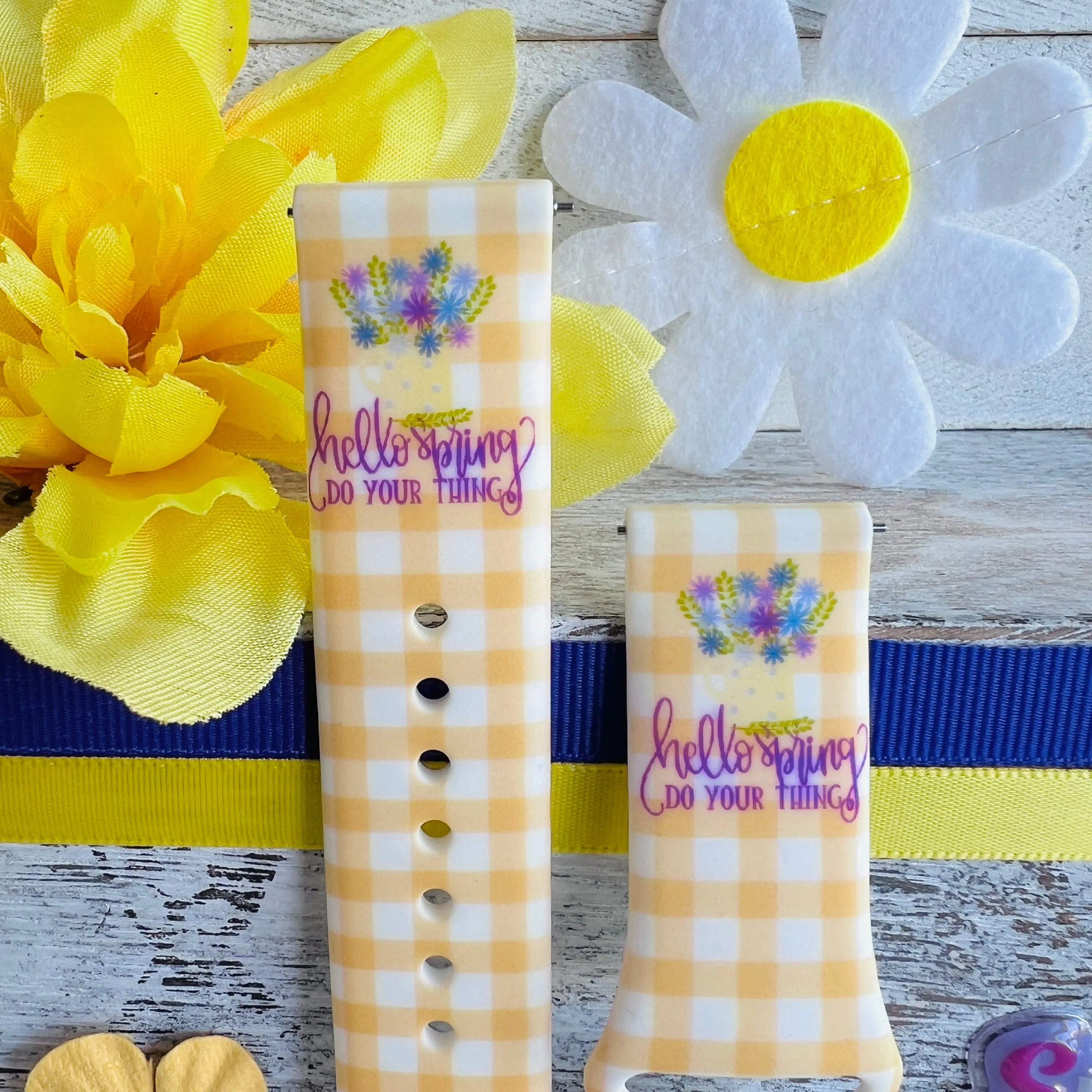Spring Do Your Thing Print Silicone Band For Samsung Watch