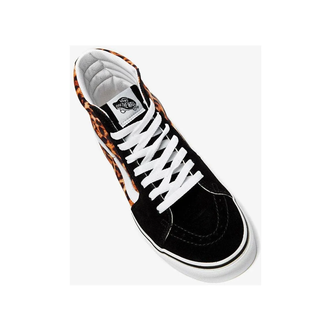 Vans Unisex Leopard SK8 Hi Shoes - Black / True White