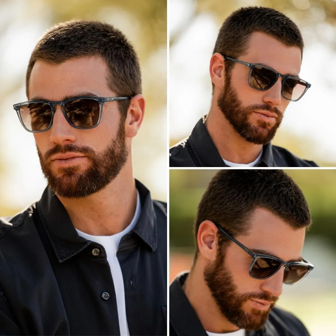 WearMe Pro - Polarized Lens Square Modern Sunglasses for Men