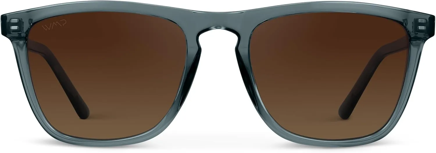 WearMe Pro - Polarized Lens Square Modern Sunglasses for Men